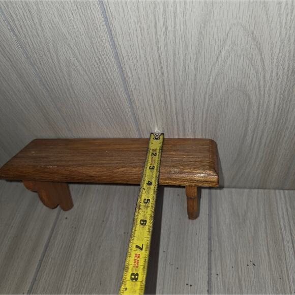 Vtg Elegant Wooden Wall Shelf Farmhouse Cottagecore Country Read - Picture 4 of 6